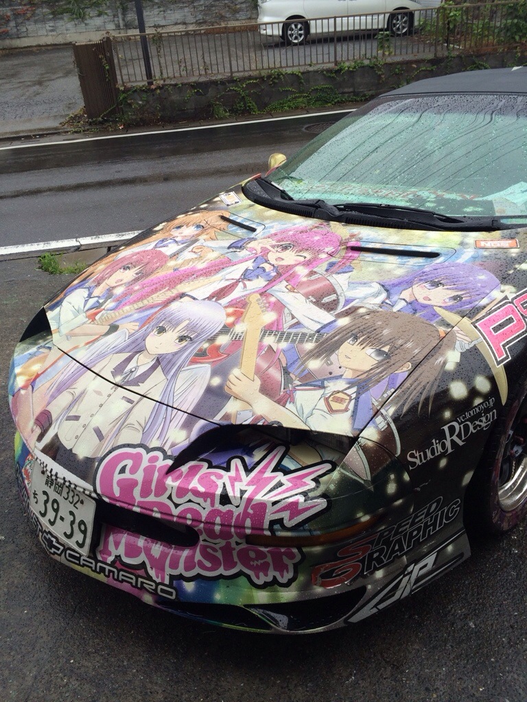 痛車 すたじおあ〜るさん 痛タイヤプリント