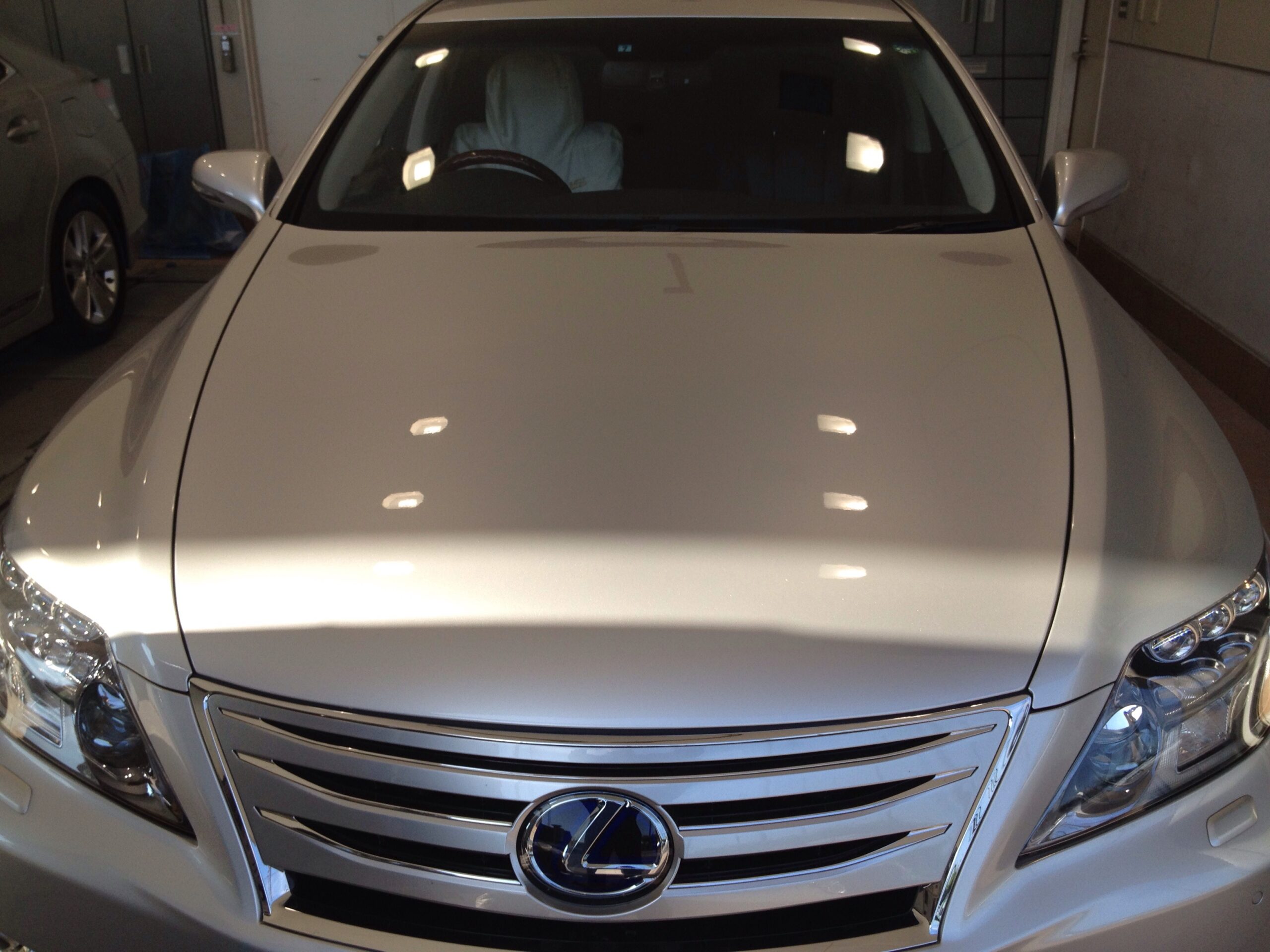 出張 板金 レクサス LS バンパー