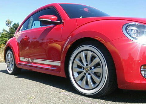 ザビートル タイヤプリント ホワイトリボン オリジナル