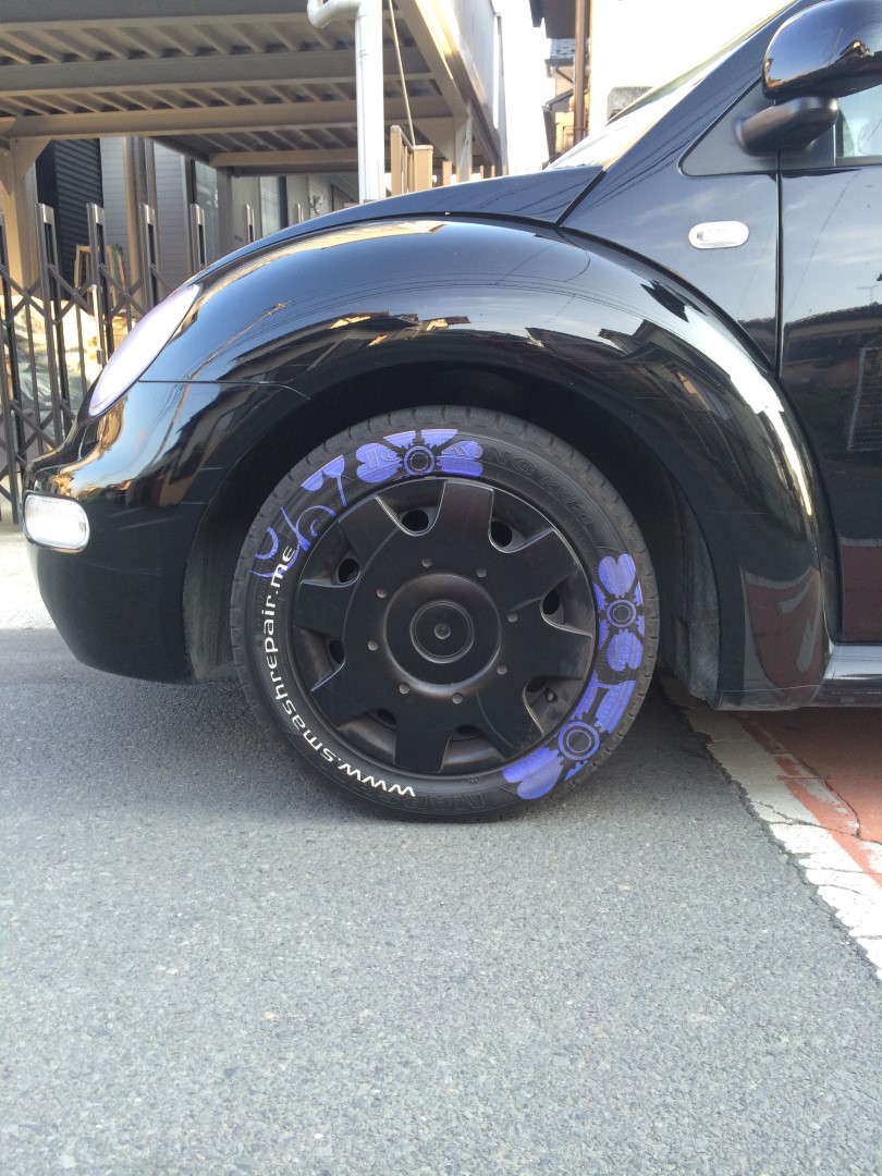 ニュービートル　タイヤプリント　